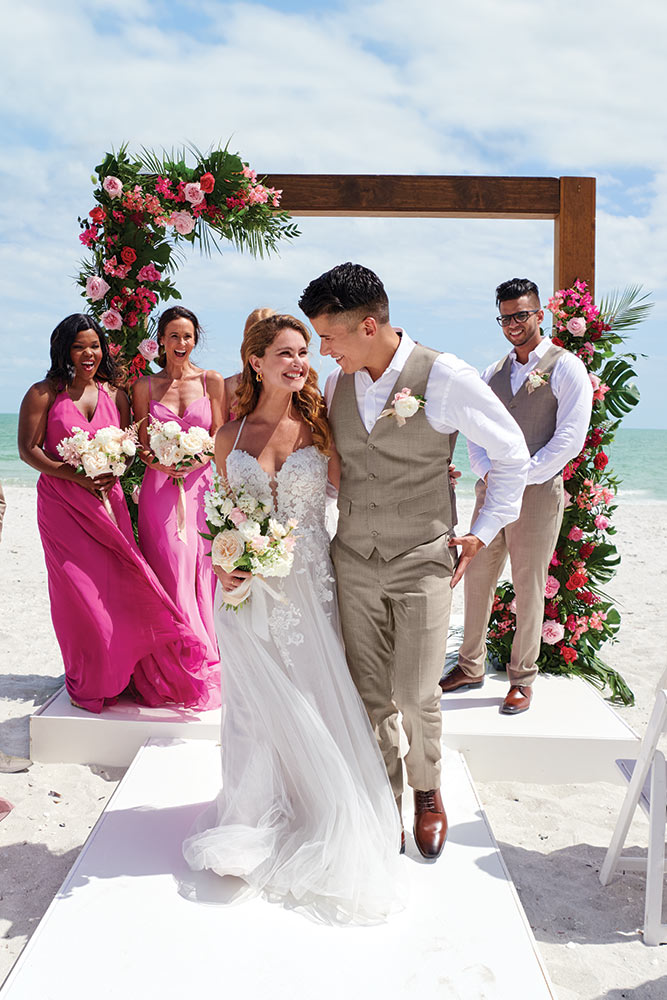 destination wedding on beach