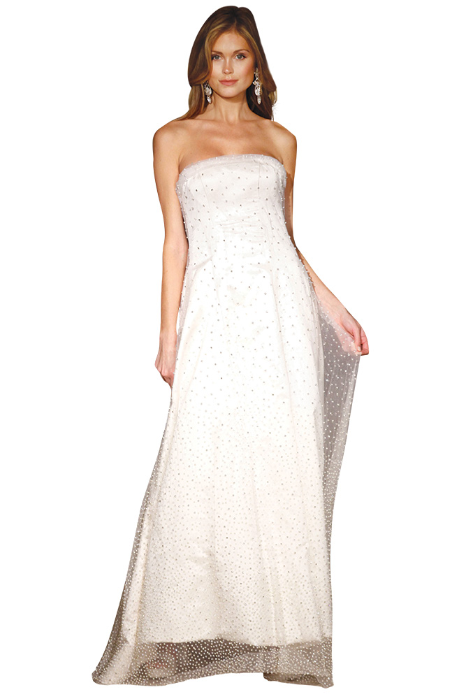 oleg cassini couture wedding gown