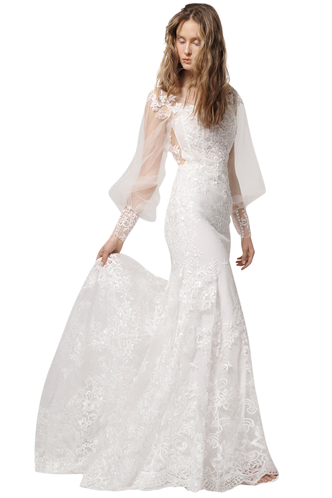 alyne by rita vinieris wedding gown with sleeves