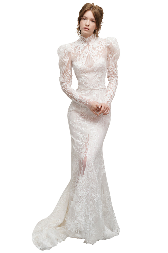 rivini wedding gown with sleeves
