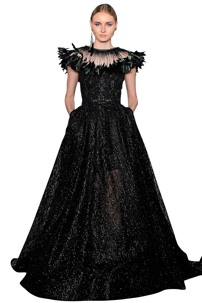 Black Wedding Gown by Lazaro