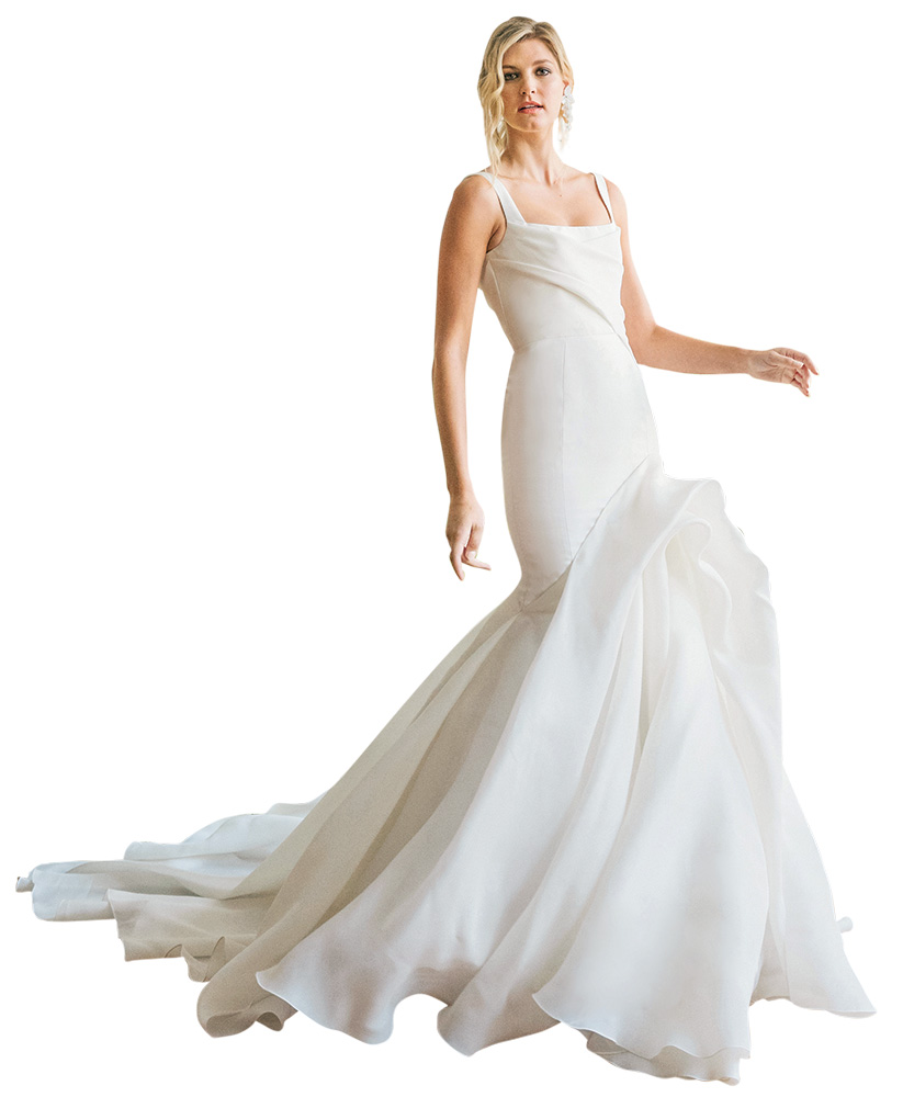 Carol Hannah wedding gown