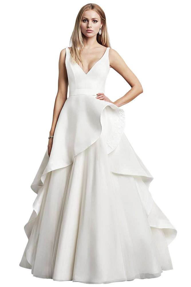 Wedding gown by Caroline Castigliano