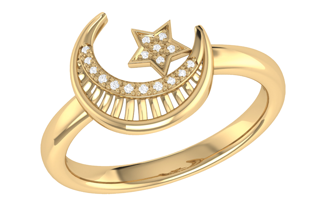 moon star ring