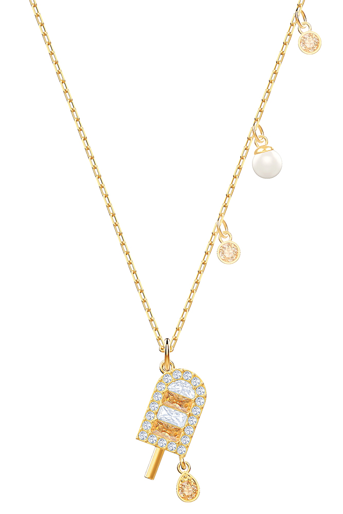 Ice cream pendant necklace by Swarovski