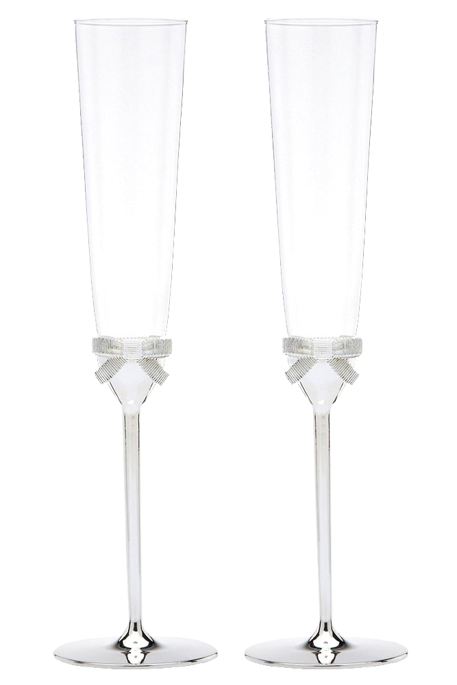 grace avenue kate spade toasting flutes