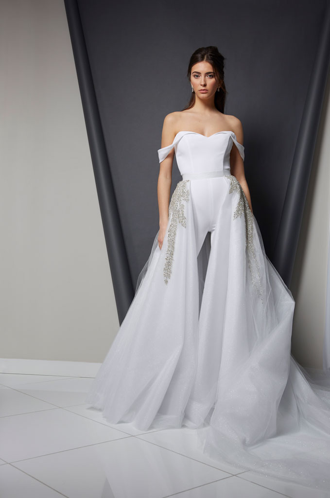 Wedding Dresses Under $1500  Bridal jumpsuit, Wedding pants, Wedding  jumpsuit