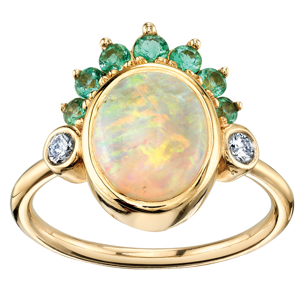 opal ring by marrow fine jewelry