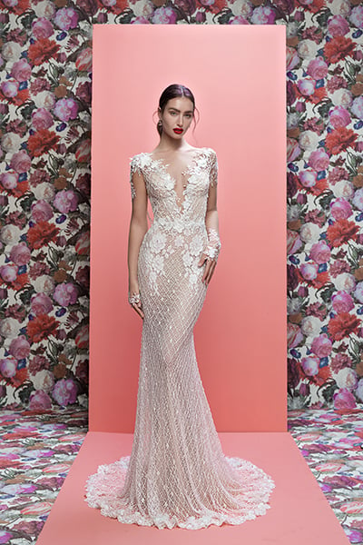 galia lahav pearl gown