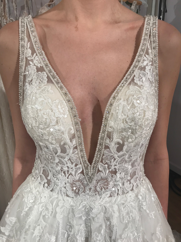 moonlight bridal pearl bodice