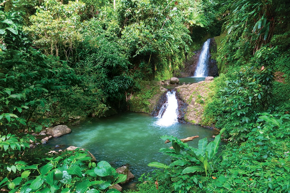 seven sisters waterfall grenada