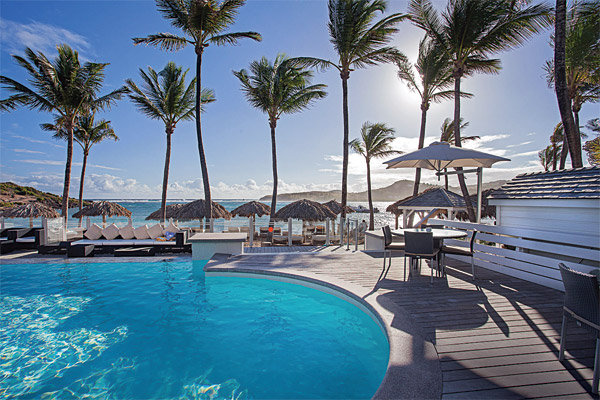 st barth caribbean honeymoon pool