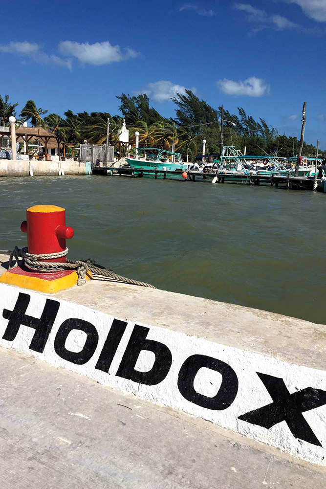 Isla Holbox Mexico arrival dock