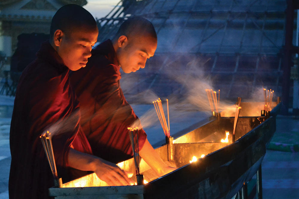 buddhist monks