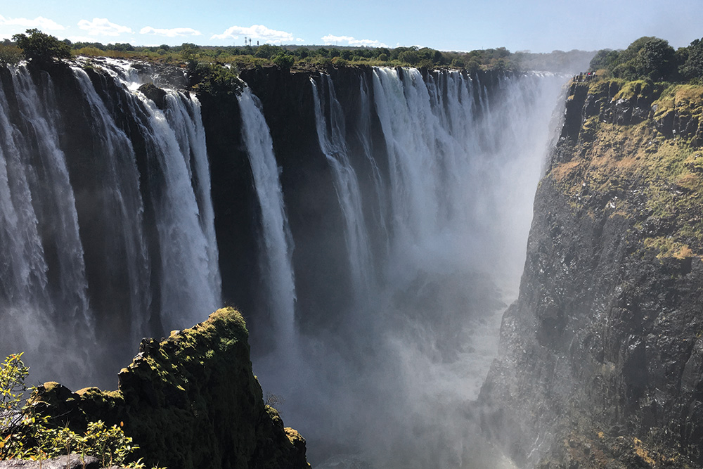 Waterfall in Zimbabwe