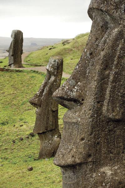 stone heads easter island