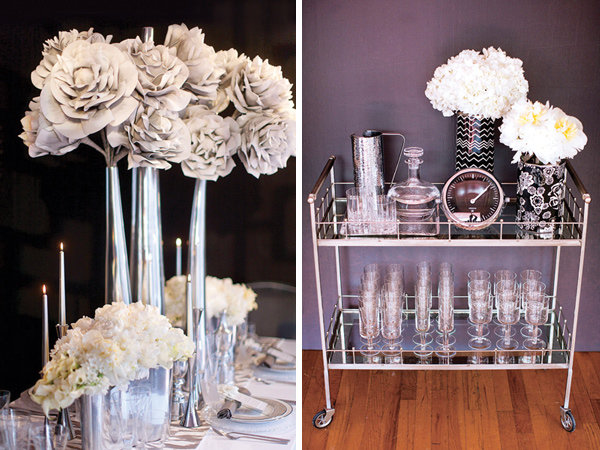luxurious decor inspiration for a bridal shower