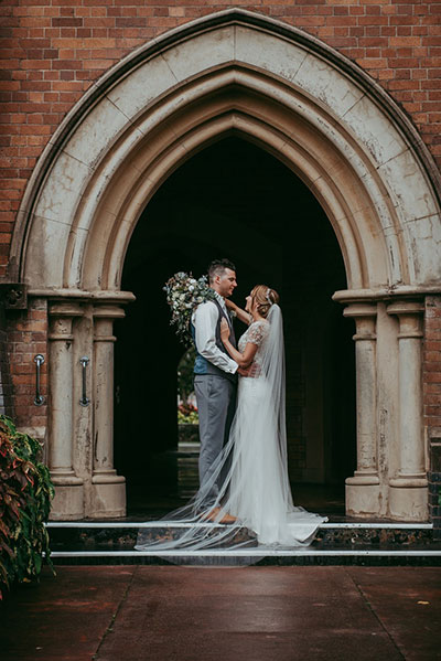 maggie sottero church wedding