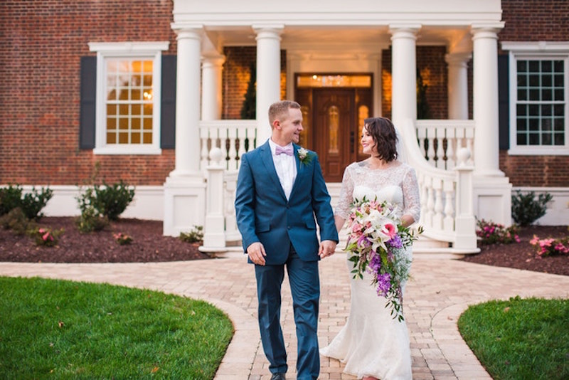 maggie sottero plantation wedding