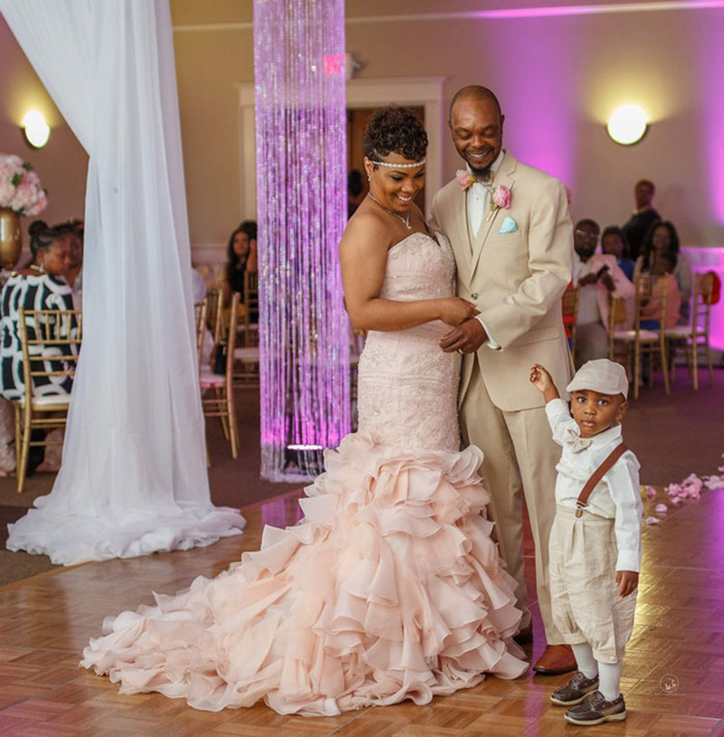 maggie sottero wedding gown adorable ring bearer