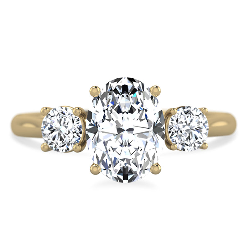 laura preshong three-stone engagement ring meghan markle