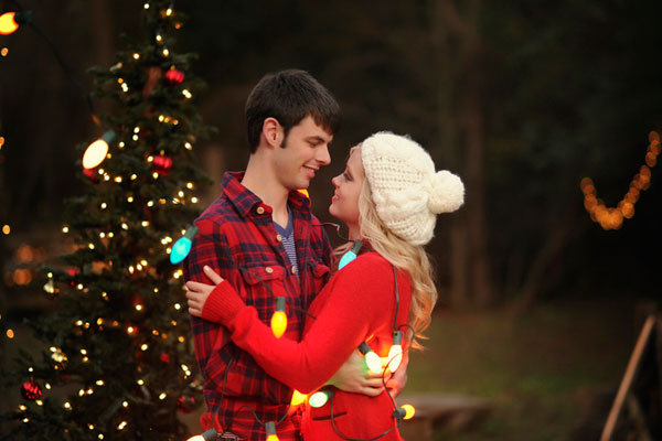 couple on christmas