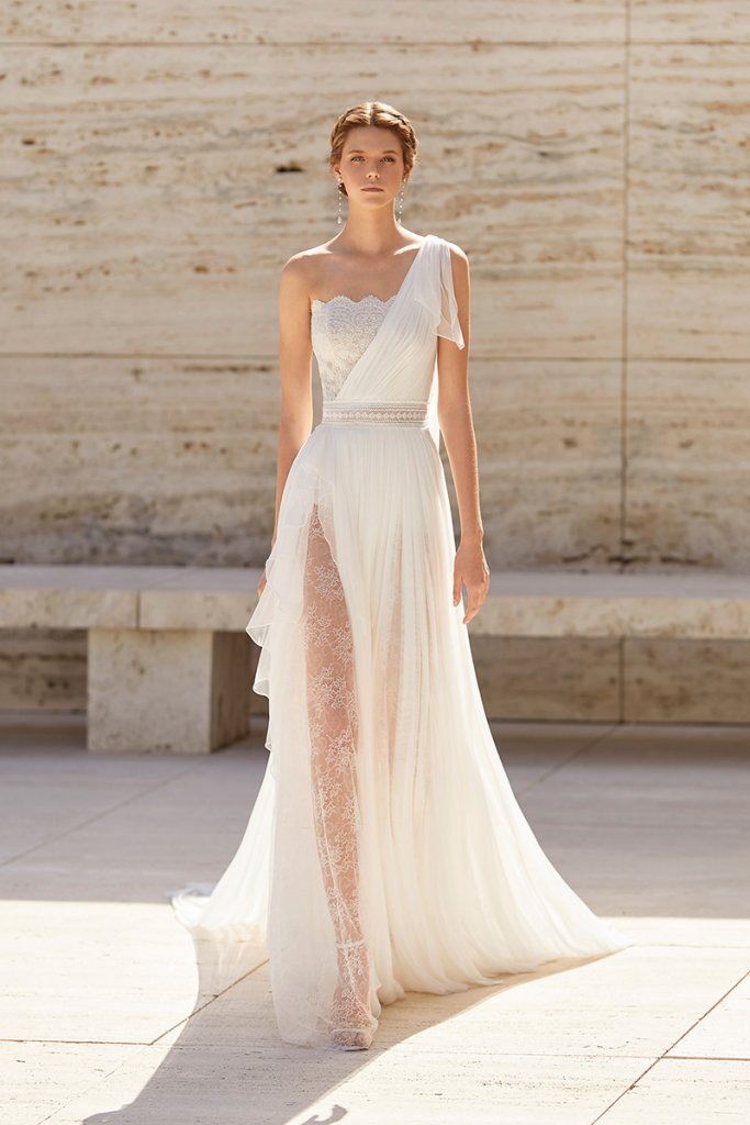 Spring Trend Alert Asymmetrical Wedding Gowns BridalGuide