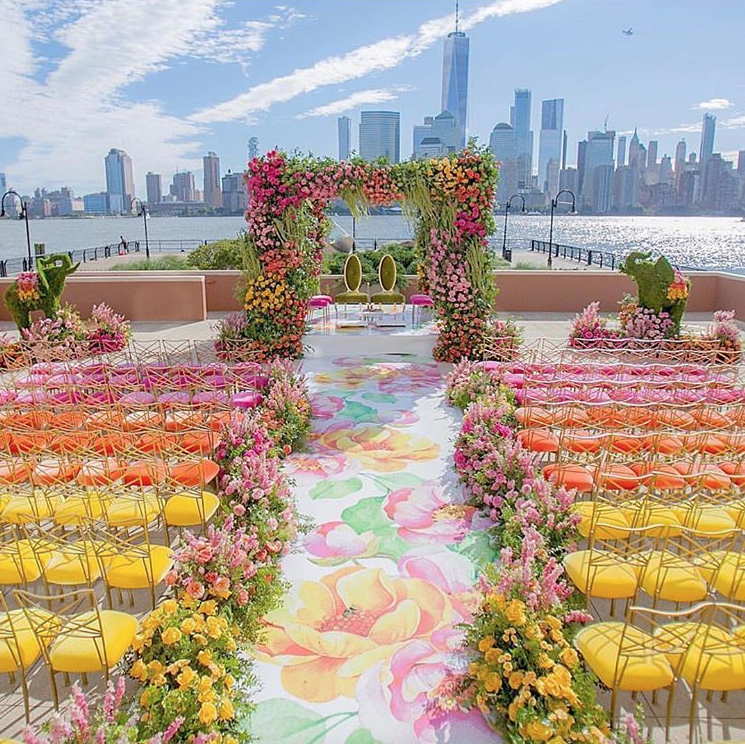 nyc rainbow wedding ceremony