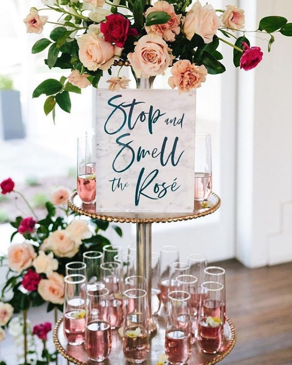 rose bridal shower