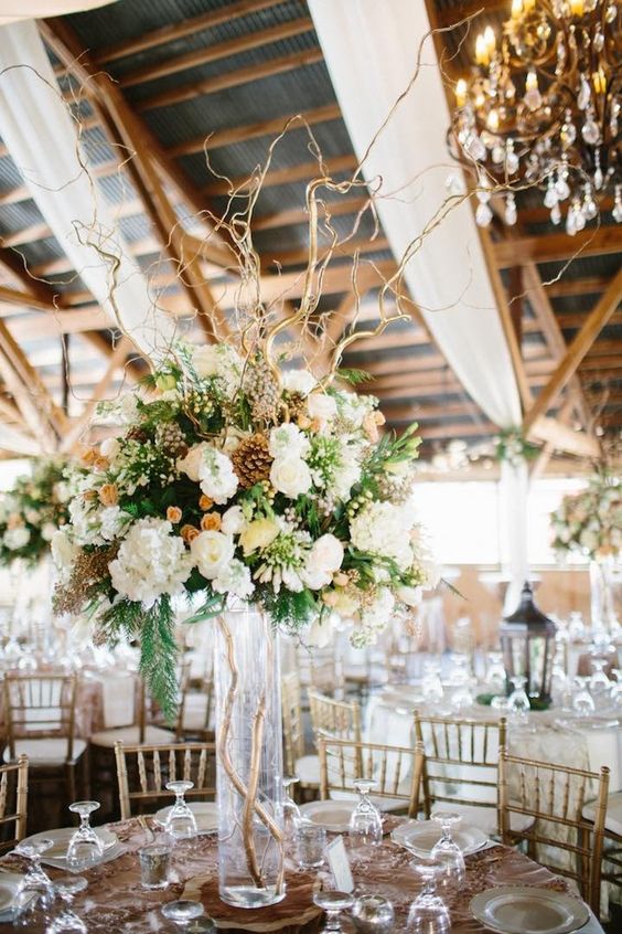 rustic chic wedding decor