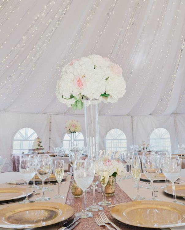 tent with twinking lights 