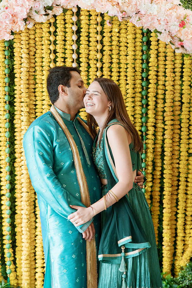 bride and groom at wedding