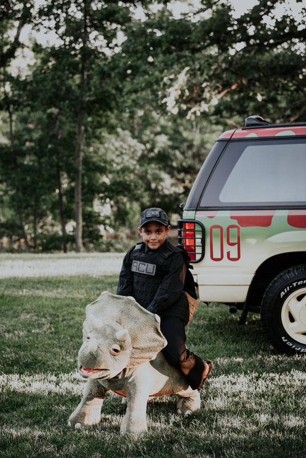 Ring Bearer on Dinosaur