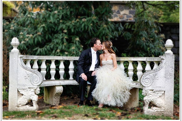 feather wedding dress