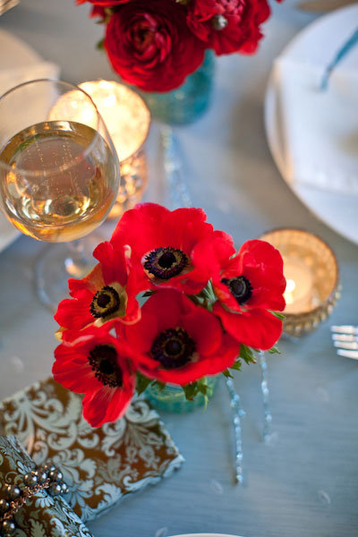 red centerpiece