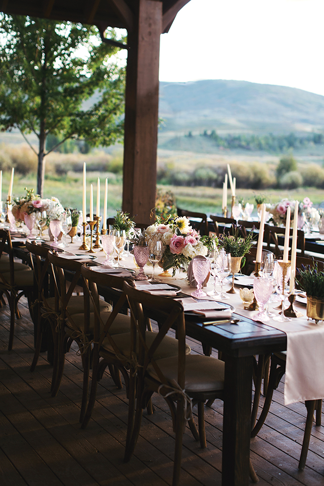 romantic outdoor wedding