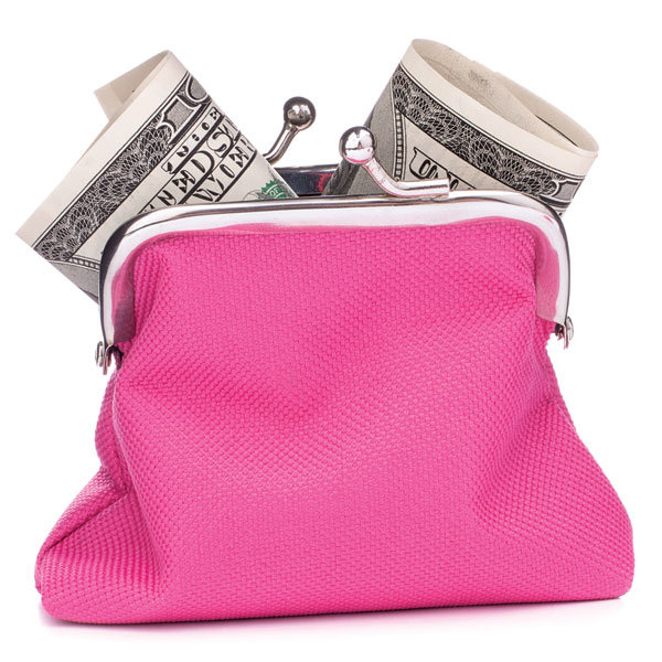pink wallet
