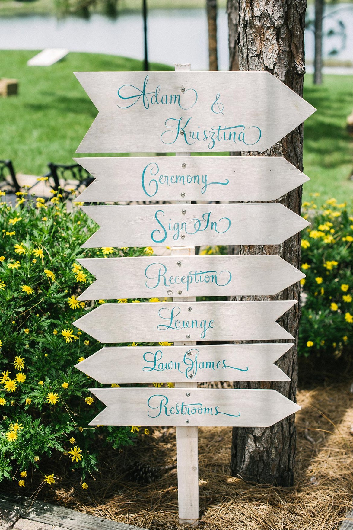 wedding sign