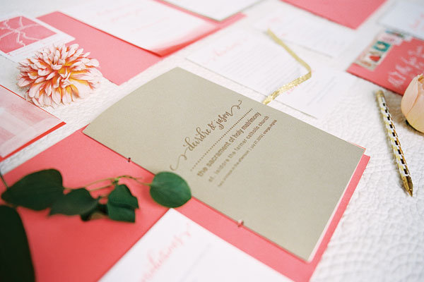 coral invitations