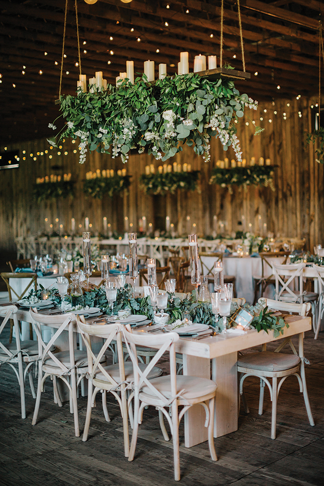 barn wedding reception