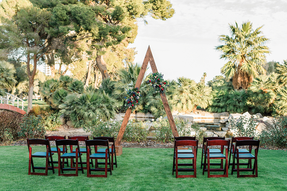 outdoor wedding ceremony