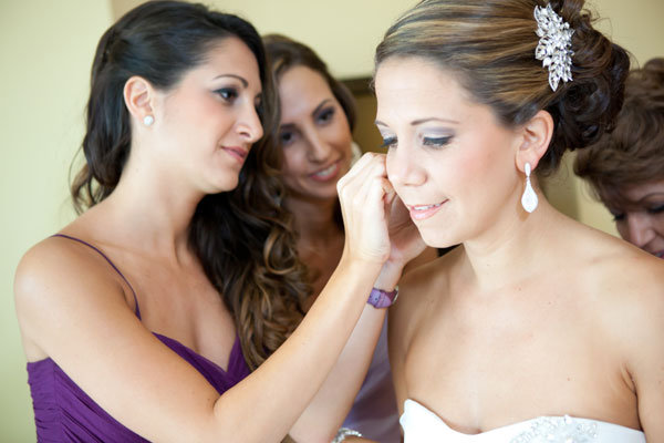 bride getting ready