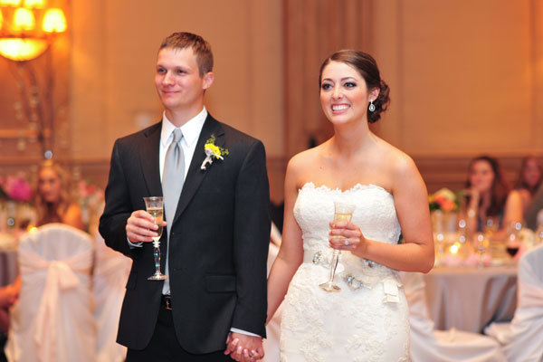 bride groom wedding toast