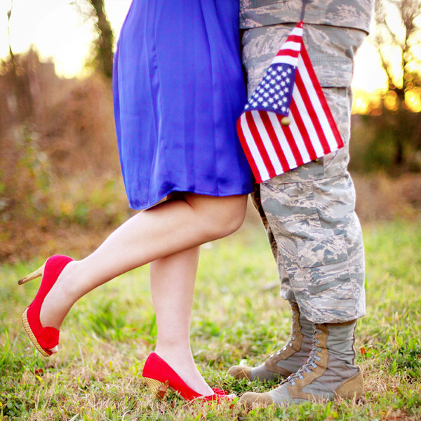 flag air force patriotic engagement photos