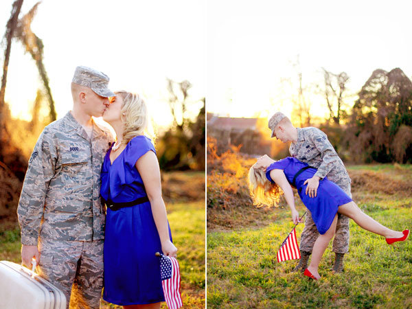 flag air force patriotic engagement photos