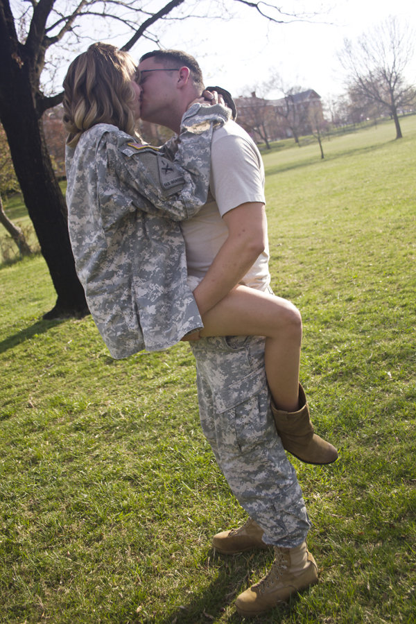 Army Love Engagement Photos BridalGuide Army Love Engagement Photos BridalGuide