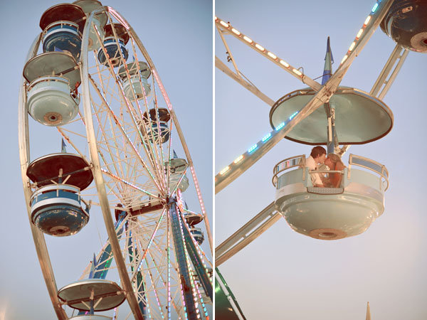 carnival theme engagement photos