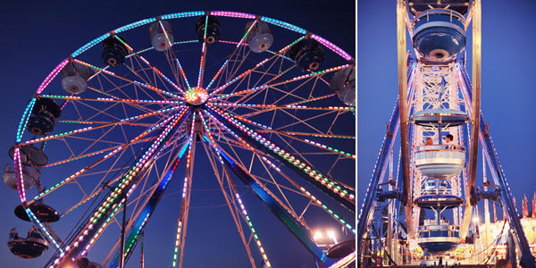 carnival theme engagement photos