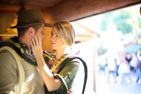 indiana jones themed engagement photos