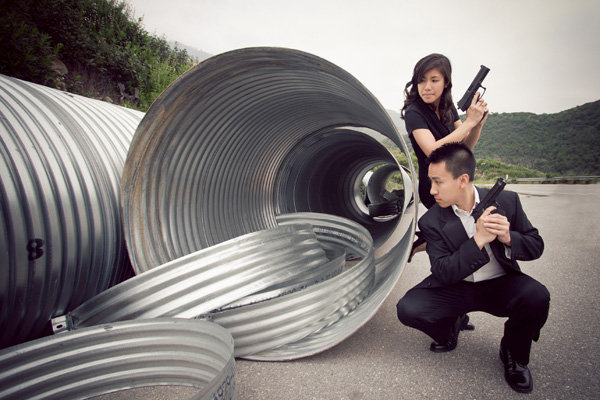 mr and mrs smith engagement photos